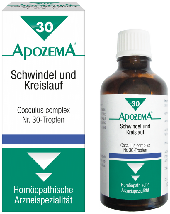 Apozema Dizziness and Circulatory Drops No. 30 - 50 ml