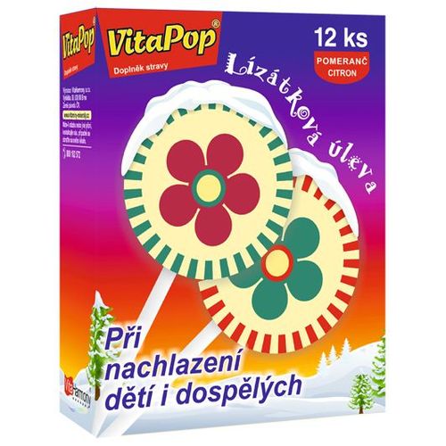 VitaHarmony VitaPop lollipops for cold & flu treatment 12 pcs