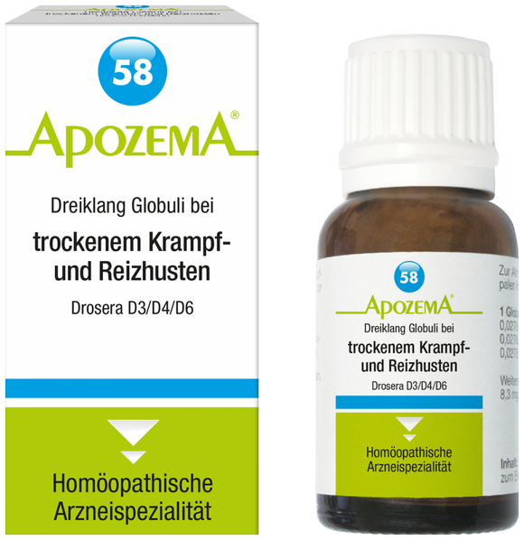 Apozema No. 58 for spasmodic and dry cough - 15 ml