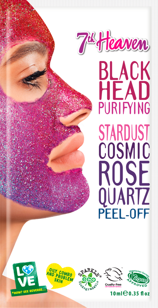 7th Heaven peeling mask Stardust Rose, 10 ml