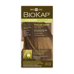 BIOKAP Nutricolor Delicato Plus 8.03 Blond light natural hair color 140 ml - mydrxm.com