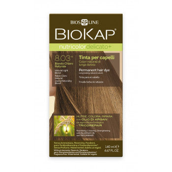 BIOKAP Nutricolor Delicato Plus 8.03 Blond light natural hair color 140 ml - mydrxm.com