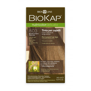 BIOKAP Nutricolor Delicato 8.03 Blond light natural hair color 140 ml - mydrxm.com