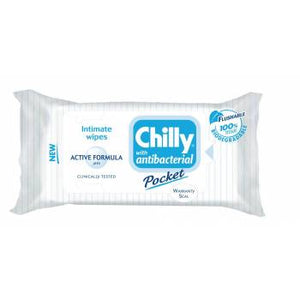 Chilly Antibacterial Intimate wipes 12 pcs - mydrxm.com