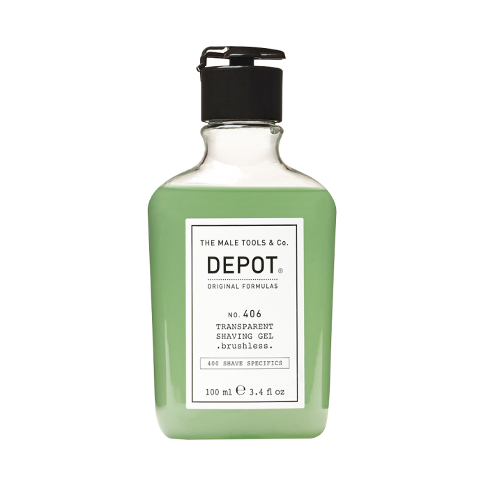 Depot - NO. 406 Transparent Shaving Gel 200ml