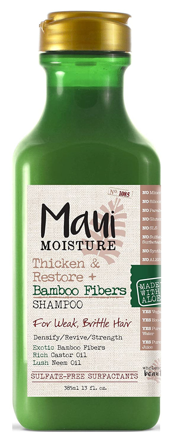 Maui Moisture Bamboo Fibers hair shampoo, 385 ml