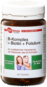 Dr. Woltz B-complex + biotin + folic acid yeast 300 tablets