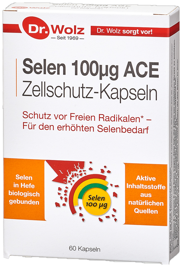 Dr. Wolz selenium 100 µg ACE cell protection 60 capsules