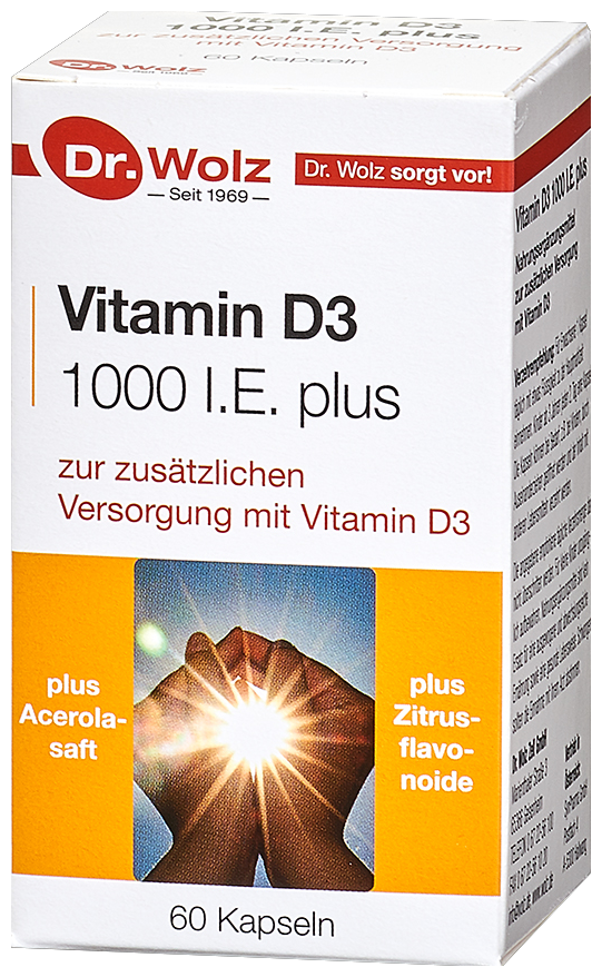Dr. Wolz Vitamin D3 - 60 capsules