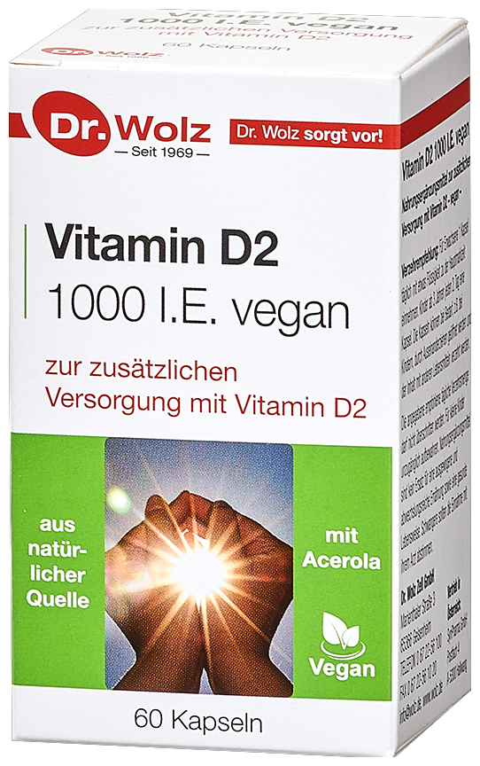 Dr. Wolz Vitamin D2 - 60 capsules