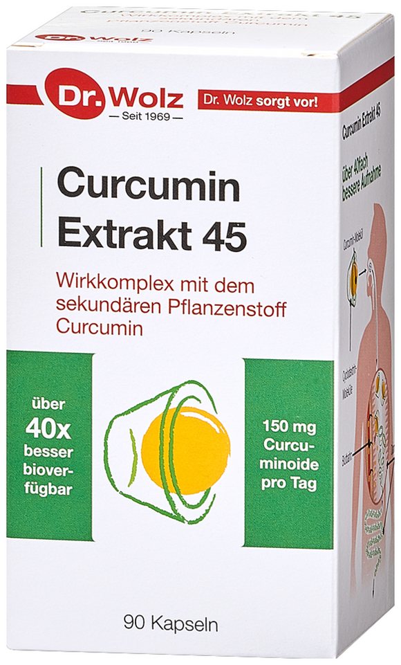 Dr. Wolz Curcumin Extract 45 - 90 capsules