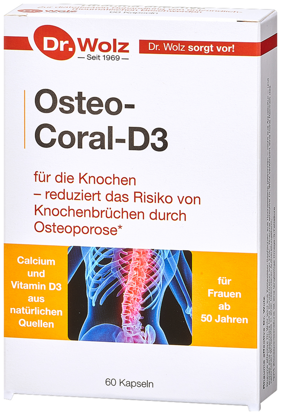 Dr. Wolz Osteo-Croal-D3 - 60 capsules
