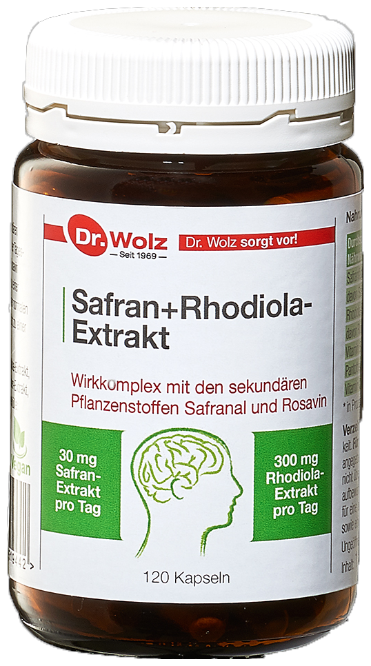 Dr. Wolz Sarfan + Rhodiola - Extract 120 capsules