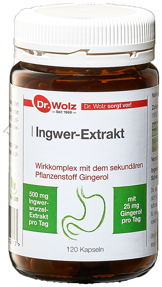 Dr. Wolz ginger extract 120 capsules