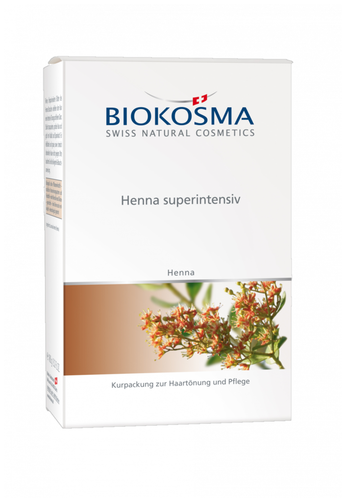 Biokosma hair color and care henna super intensive powder 100 gr