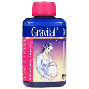 VitaHarmony Gravital for pregnant and lactating women 180 tablets - mydrxm.com
