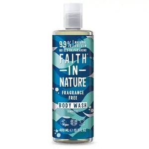 Faith in Nature Fragrance-free, hypoallergenic shower gel 400 ml