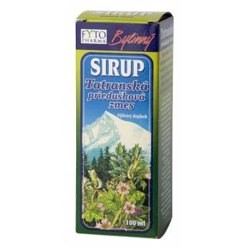 Fytopharma Tatra bronchial mixture herbal syrup 100 ml - mydrxm.com