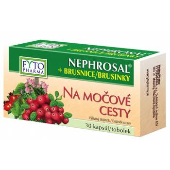 Fytopharma Nephrosal + cranberries capsules for urinary tract 30 pcs - mydrxm.com