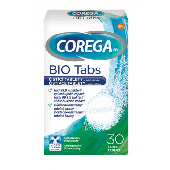 Corega Antibacterial tablets 30 pcs - mydrxm.com