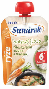 5 x Sunárek Rice with chicken and vegetables 120 g