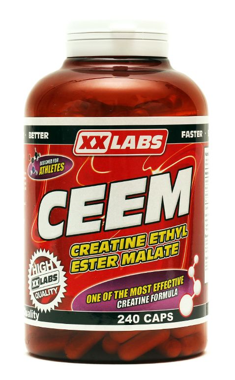 Xxlabs CEEM Creatine Ethyl Ester Malate 240 capsules - mydrxm.com