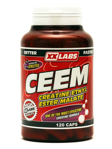 Xxlabs CEEM Creatine Ethyl Ester Malate 120 capsules - mydrxm.com
