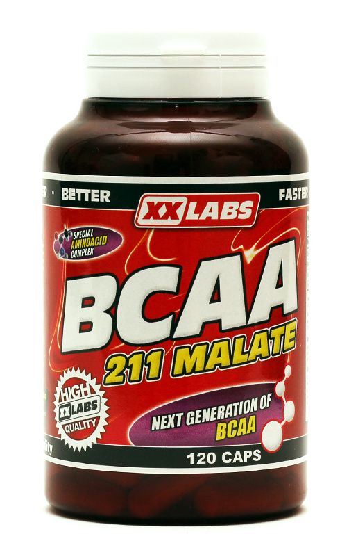 Xxlabs 211 BCAA Malate 120 capsules - mydrxm.com