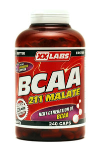 Xxlabs 211 BCAA Malate 240 capsules - mydrxm.com