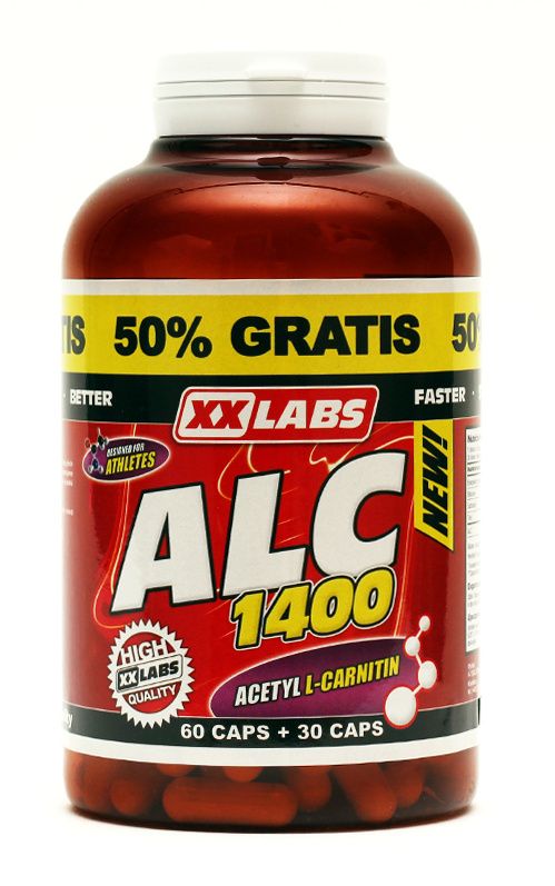 Xxlabs ALC Acetyl L-Carnitine 60 + 30 capsules - mydrxm.com