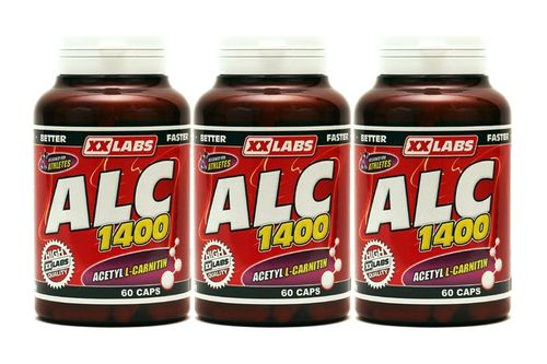 Xxlabs ALC Acetyl L-Carnitine 2 + 1 FREE 60 capsules