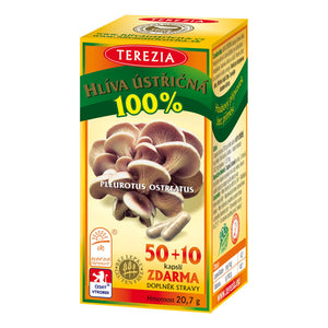 Terezia Oyster Mushroom 50 + 10 capsules vitamins - mydrxm.com