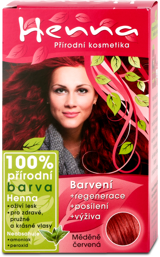 Henna 100% Natural hair color copper red, 33 g