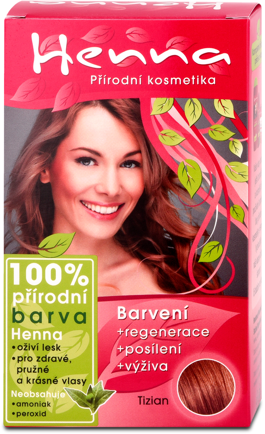 Henna 100% Natural hair color Titian, 33 g