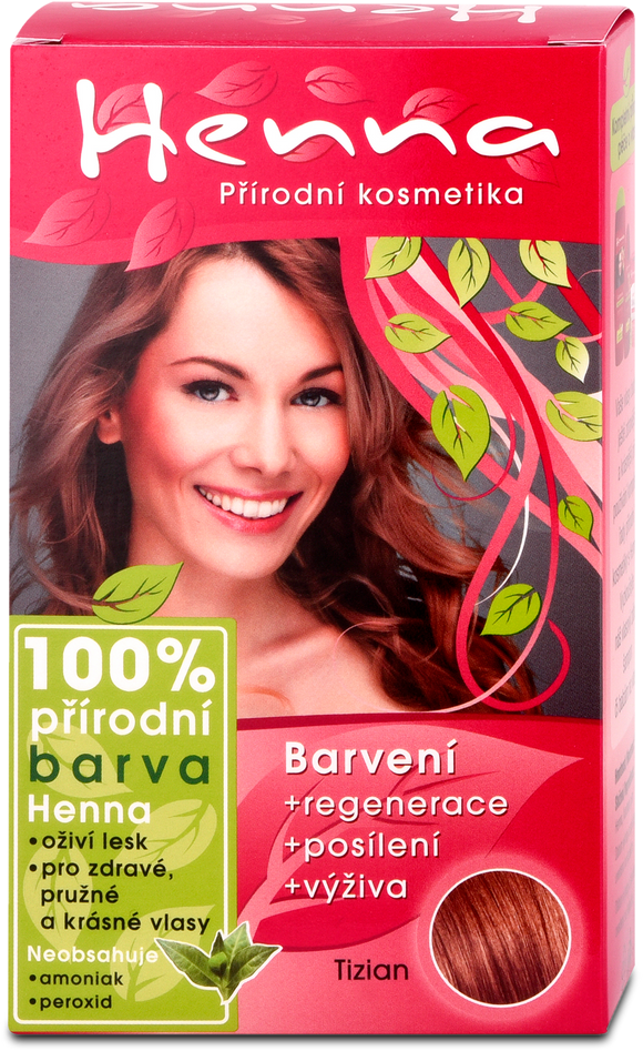 Henna 100% Natural hair color Titian, 33 g