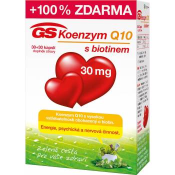 GS Coenzyme Q10 30 mg 30 capsules + 30 capsules FREE - mydrxm.com