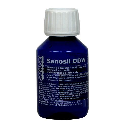 Sanosil DDW drinking water disinfection 80 ml / 80 l water