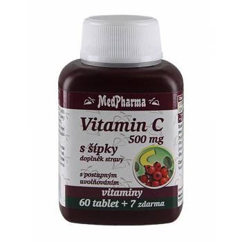 Medpharma Vitamin C with rosehip 500 mg 67 tablets