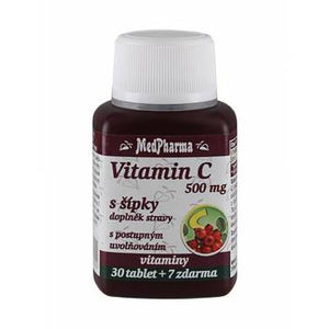 Medpharma Vitamin C 500 mg with rosehip 37 tablets