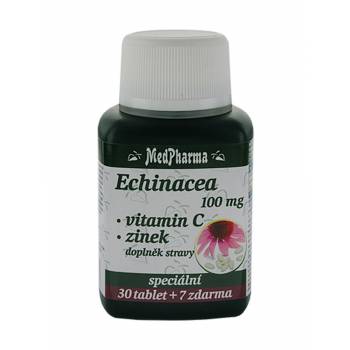 Medpharma Echinacea 100 mg + vitamin C + zinc 37 tablets