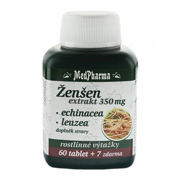 Medpharma Ginseng 350 mg + Echinacea + Leuzea 67 tablets