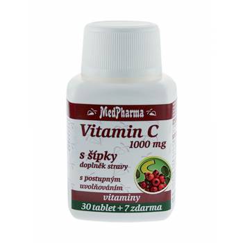 Medpharma Vitamin C 1000 mg with rosehip 37 tablets