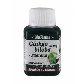 Medpharma Ginkgo biloba 30 mg + Guarana 37 tablets