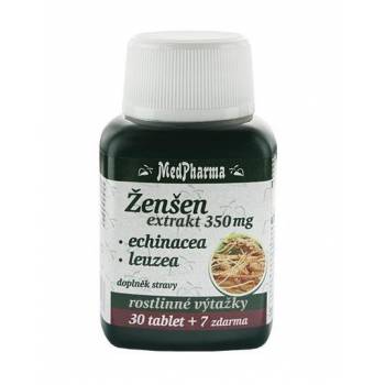 Medpharma Ginseng 350 mg + echinacea + leuzea 37 tablets