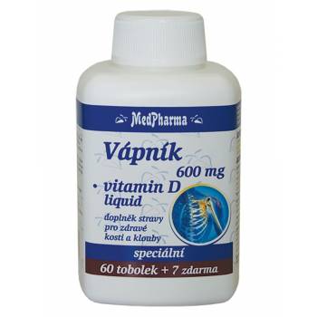 Medpharma Calcium 600 mg + Vitamin D liquid 67 capsules