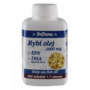 Medpharma Fish Oil 1000 mg + EPA + DHA 107 capsules