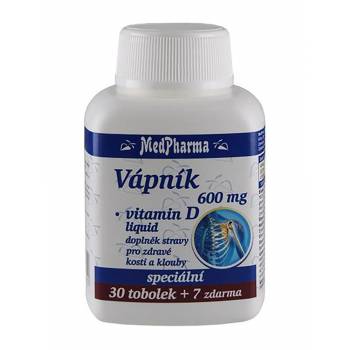 Medpharma Calcium 600 mg + Vitamin D liquid 37 capsules