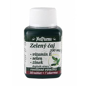 Medpharma Green Tea + Vitamin E + Selenium + Zinc 37 tablets