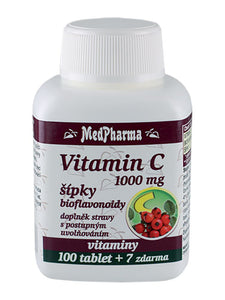 Medpharma Vitamin C 1000 mg with arrows 107 tablets - mydrxm.com