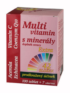 Medpharma Multivitamin with minerals + extra C 107 tablets - mydrxm.com